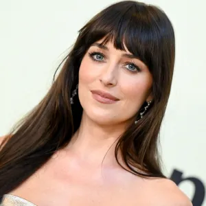 Dakota Johnson at the "Splitsville" Los Angeles Premiere held at AMC The Grove 14 on August 19, 2025 in Los Angeles, California. (Photo by Gilbert Flores/Variety via Getty Images)