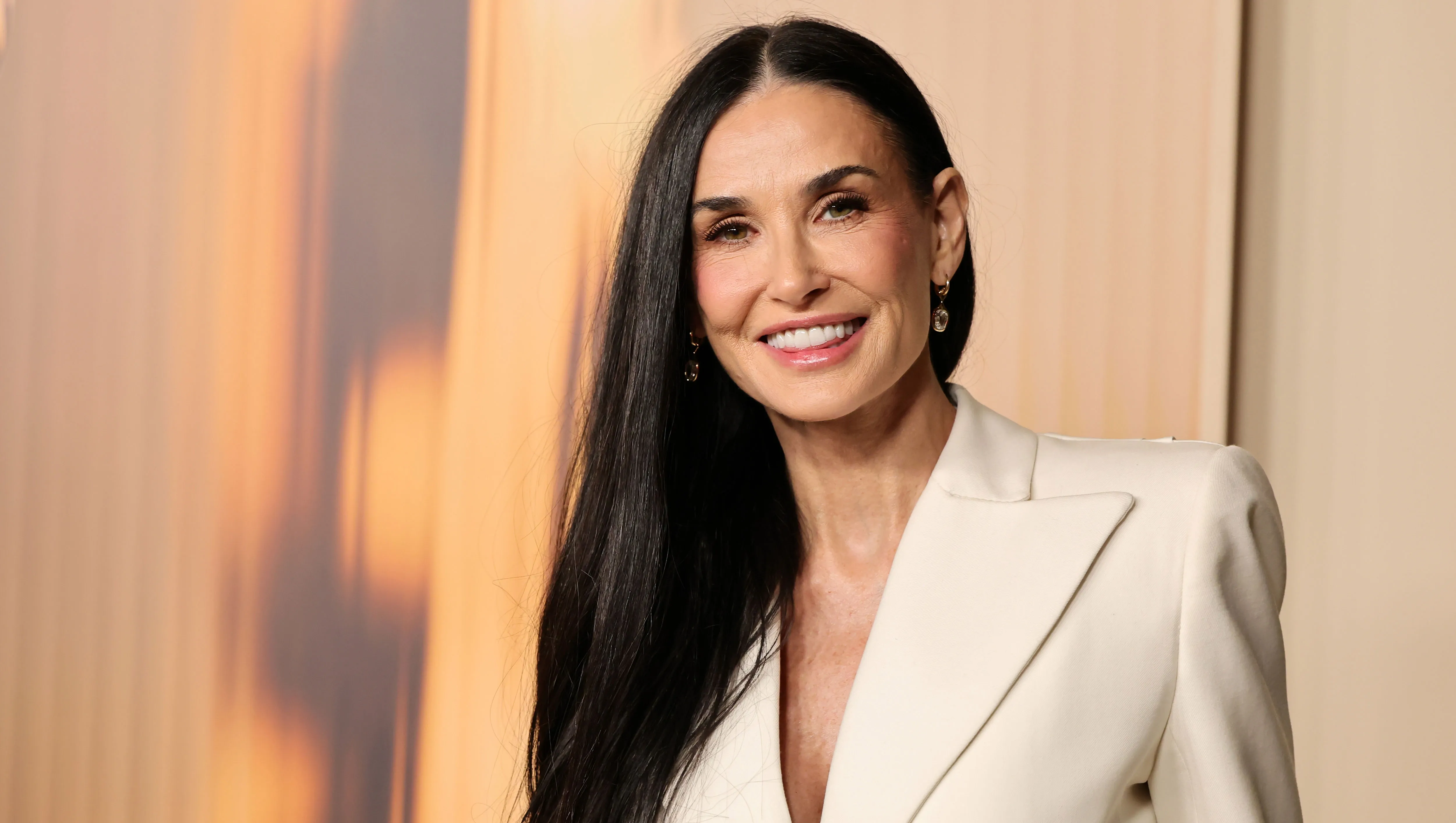 LOS ANGELES, CALIFORNIA - FEBRUARY 25: Demi Moore attends the 97th Annual Oscars Nominees Dinner at the Academy Museum of Motion Pictures on February 25, 2025 in Los Angeles, California. (Photo by Emma McIntyre/WireImage)