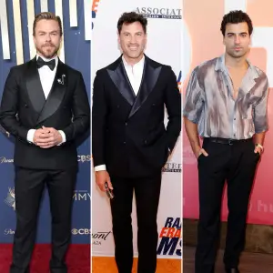 Derek Hough Supports Jan Ravnik on DWTS