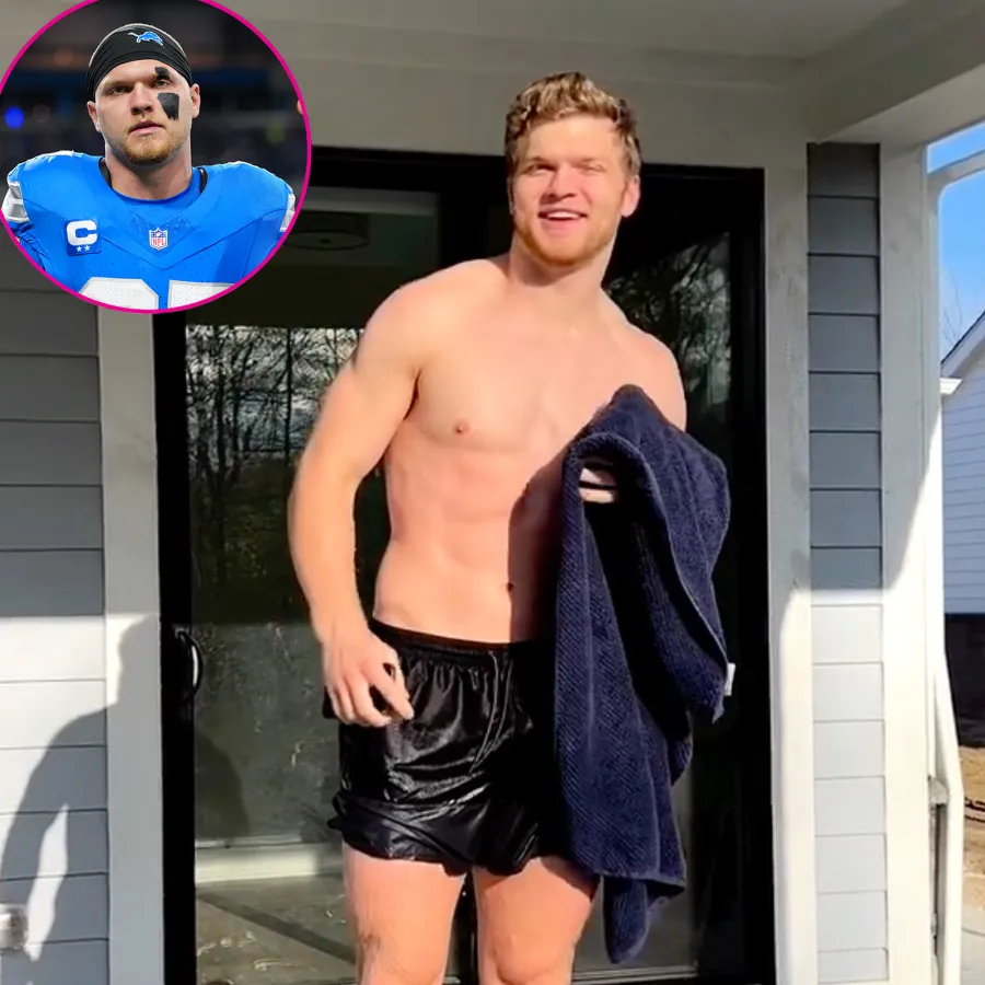 Detroit Lions Aidan Hutchinson Is Us Guy We Googled Shirtless This Week