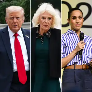 Donald Trump Apparently Asked Queen Camilla What s the Gossip on Meghan