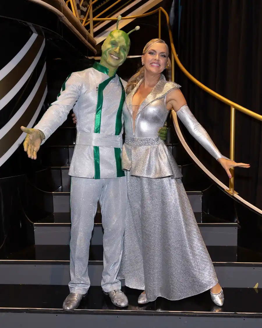 Elaine Hendrix and Alan Bersten DANCING WITH THE STARS Disney Night