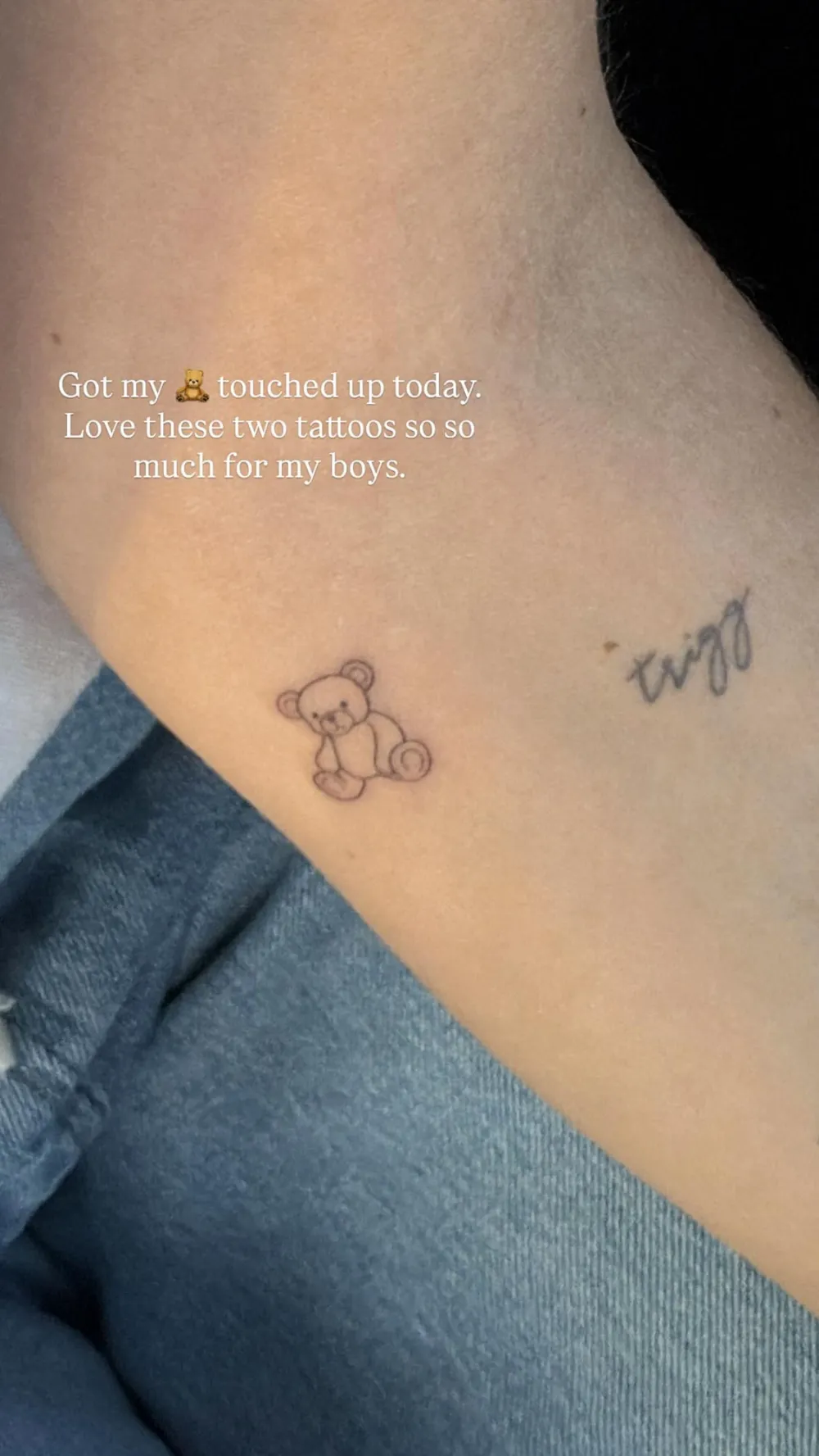 Emilie Kiser Shows Off Touched Up Teddy and Trigg Tattoos in Honor of Her Sons 568206527_18531405598044763_3122398751562197860_n