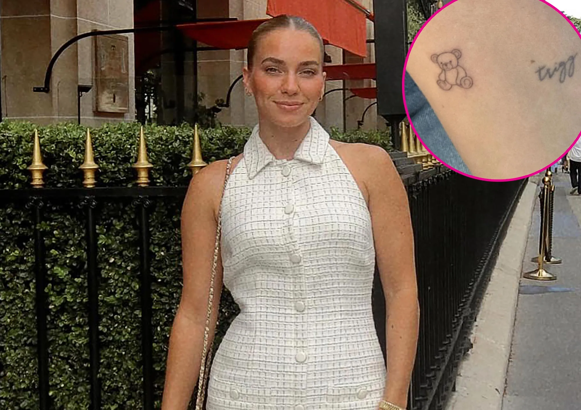 Emilie Kiser Shows Off Touched Up Teddy and Trigg Tattoos in Honor of Her Sons Delete Layer