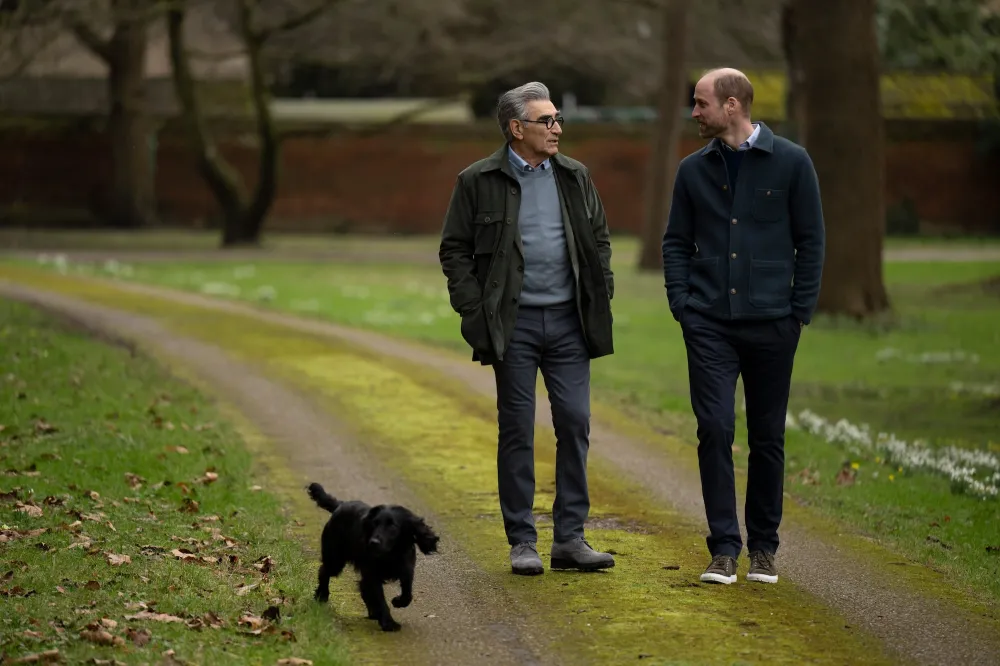 Eugene Levy Reveals Whether He Was Allowed to Ask Prince William About Prince Harry on New Show Inline