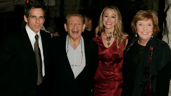 Ben Stiller and Christine Taylor Host a Grand Classics Screening of "Sweet Smell of Success" with YSL at the Playboy Mansion