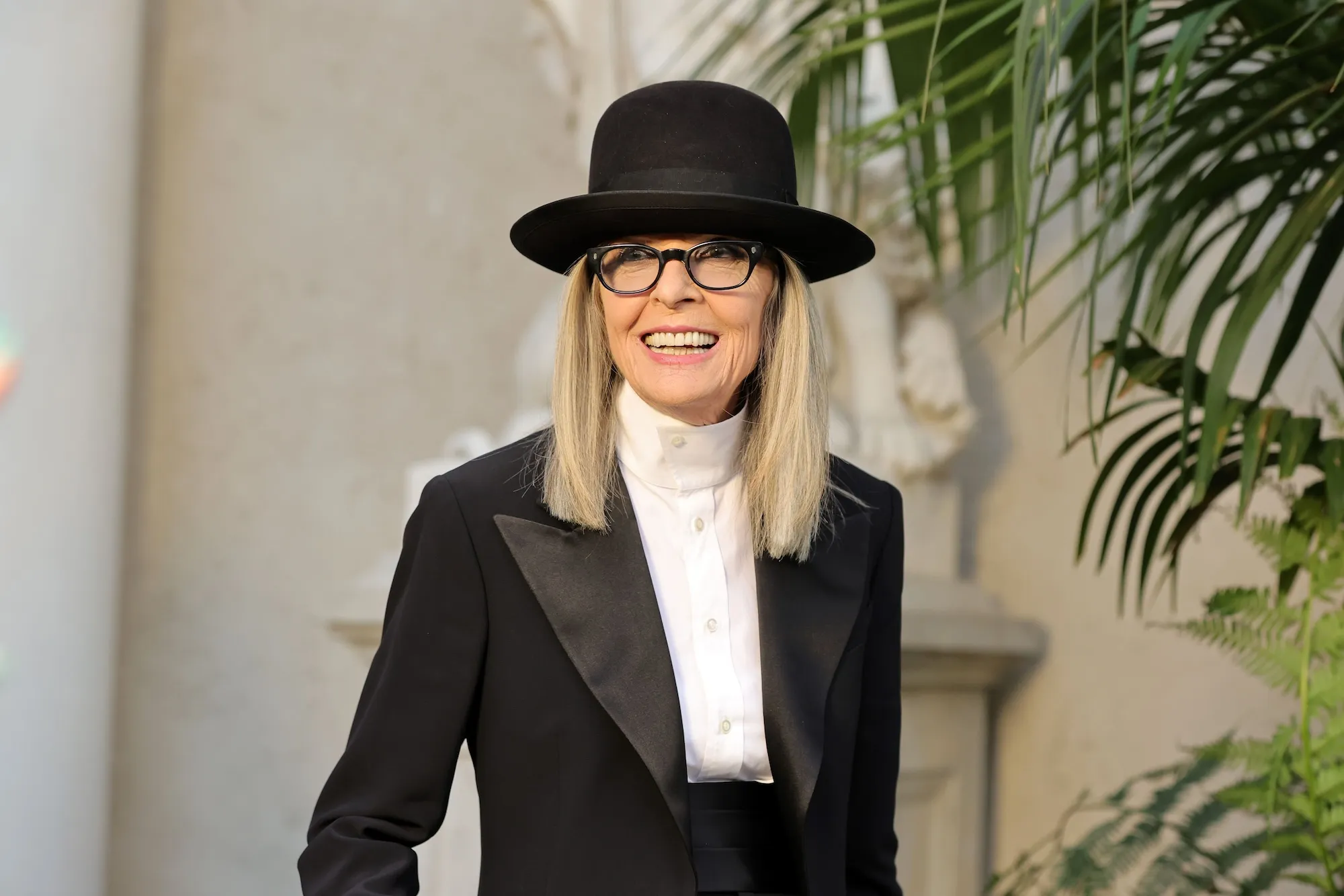 GettyImages-1433231232 What Is Bacterial Pneumonia? Experts Explain Diane Keaton's Deadly Illness