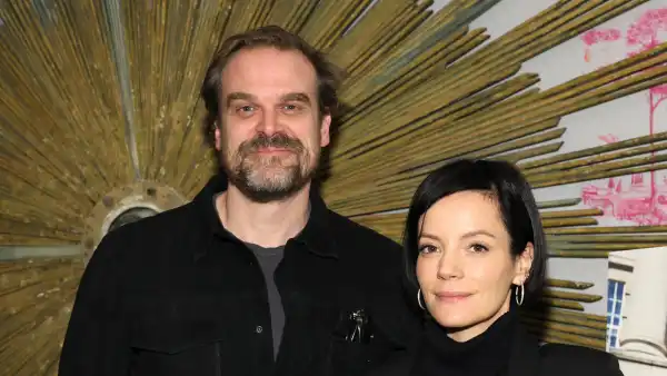David Harbour and Lily Allen