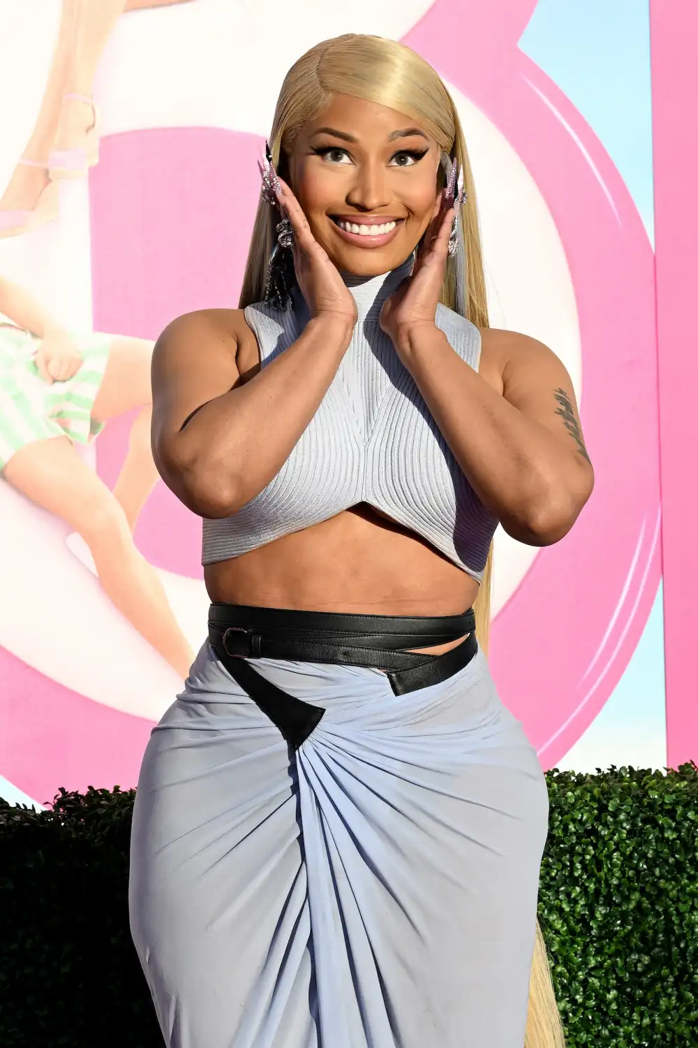 GettyImages-1530411687 Nicki Minaj Replica Luxury Handbag Hit With Levy By Creditor