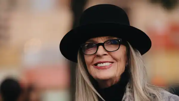 GettyImages-1654433227 Diane Keaton's Friend Recalls Movie Nights, 'Signature Gifts' Before Death