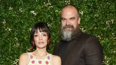 Lily Allen and David Harbour