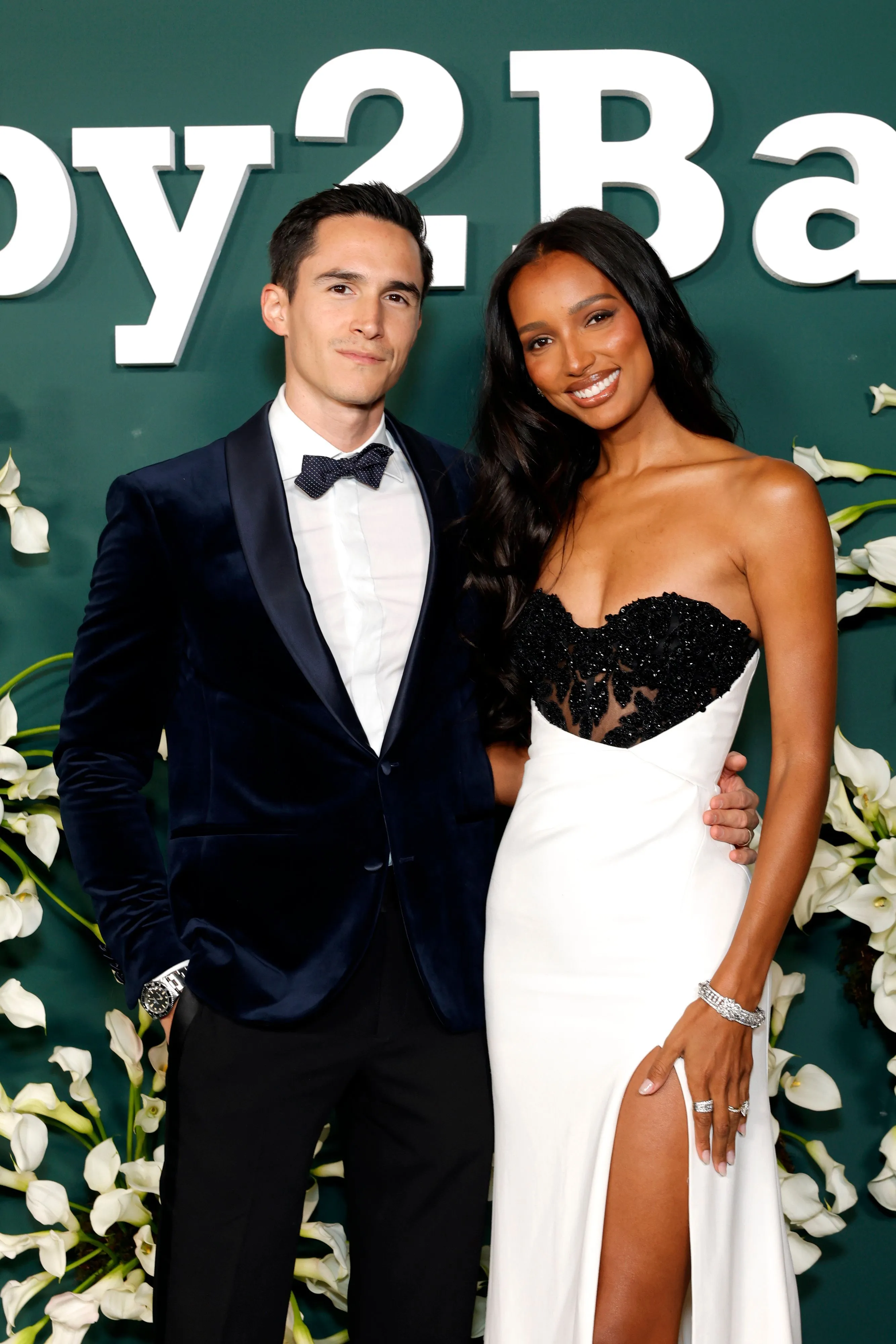 Juan David Borrero y Jasmine Tookes.