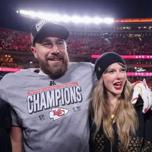 Travis Kelce and Family Celebrate His Birthday at Taylor Swift’s 'Release Party of a Showgirl'