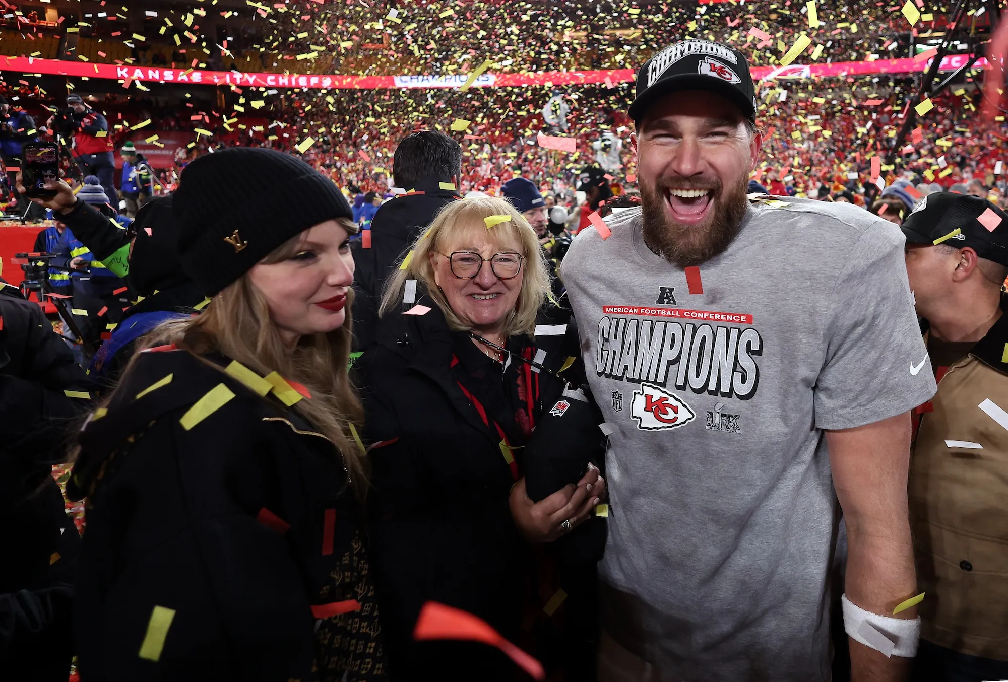 Donna Kelce Celebrates Travis Kelce's Birthday With Taylor Swift's 'Opalite'