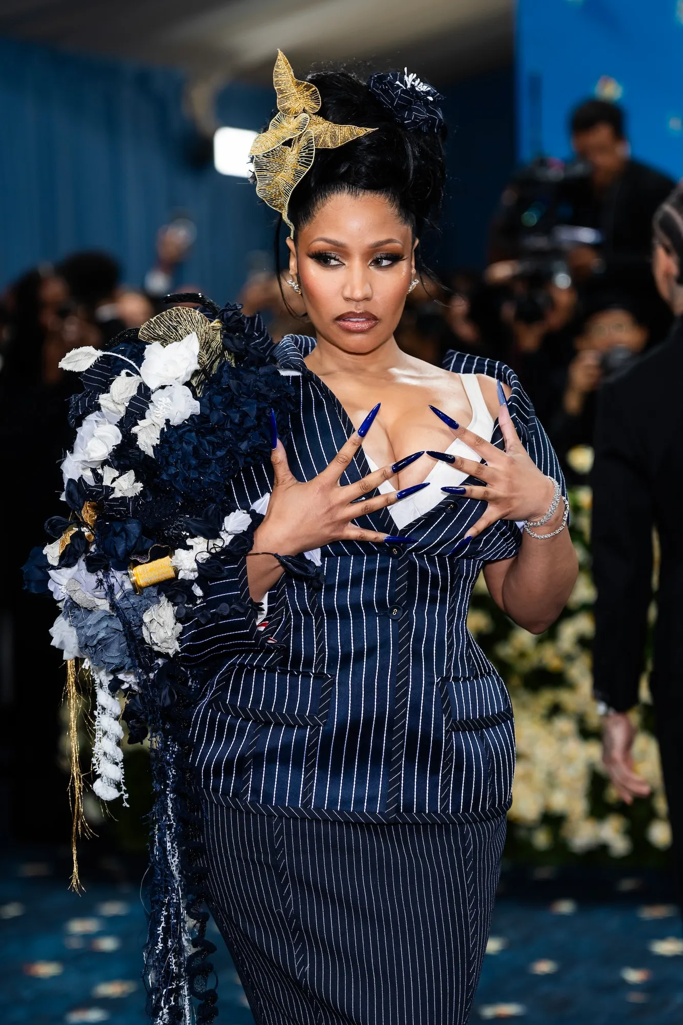 GettyImages-2213665398 Nicki Minaj Speaks Out Creditor Attempting to Seize Replica Luxury Handbag