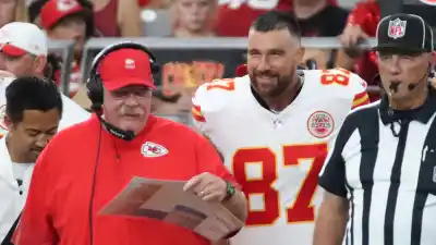 GettyImages-2230345682 Travis Kelce Andy Reid 2025