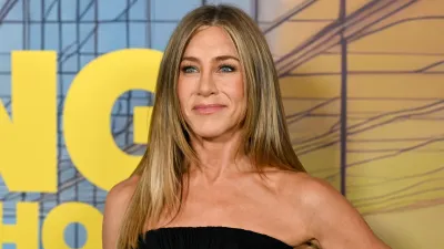Jennifer Aniston at "The Morning Show" Season 4 Premiere held at The Museum of Modern Art on September 09, 2025 in New York, New York.