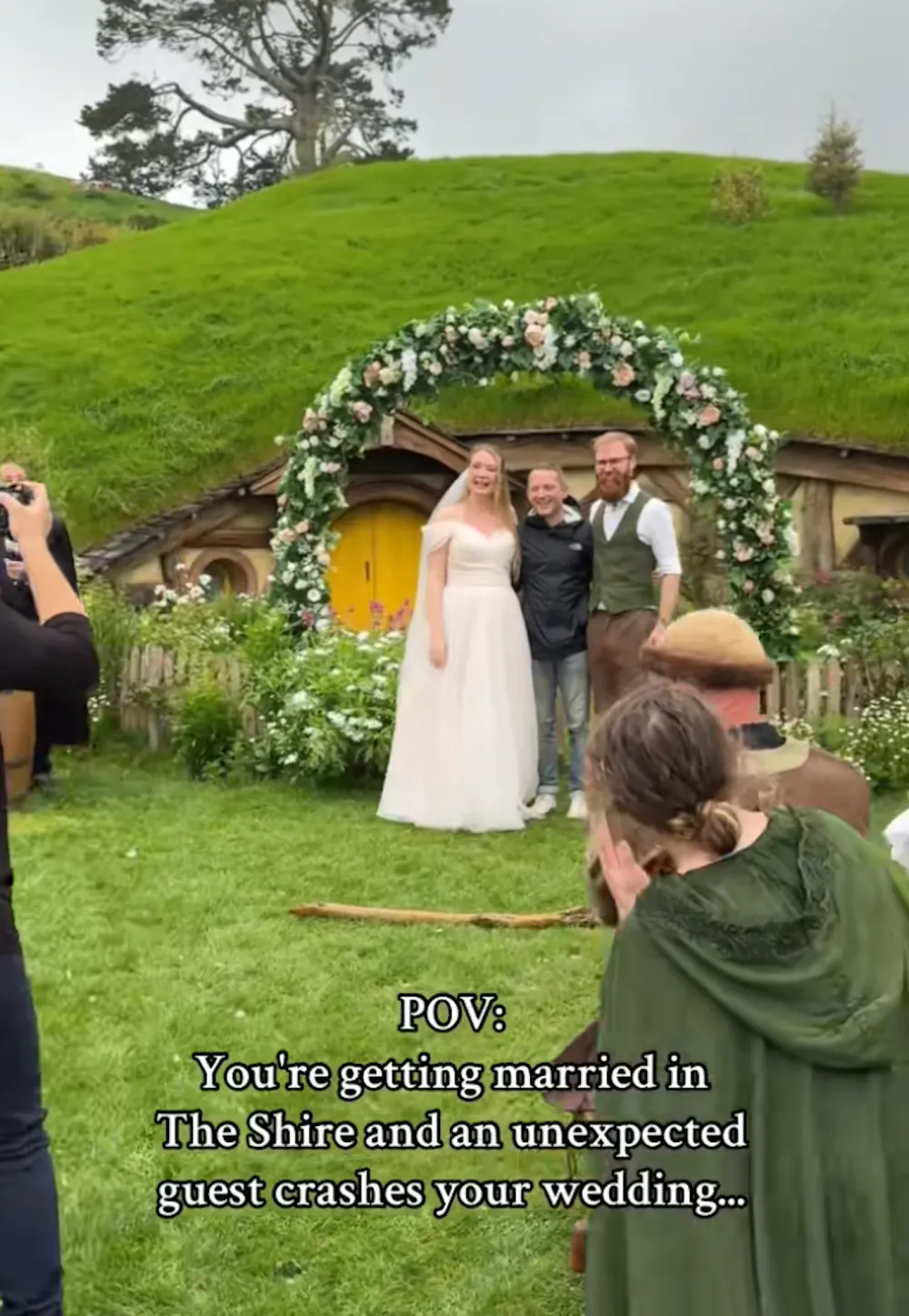Elijah Wood Crashed Lord of the Rings Wedding