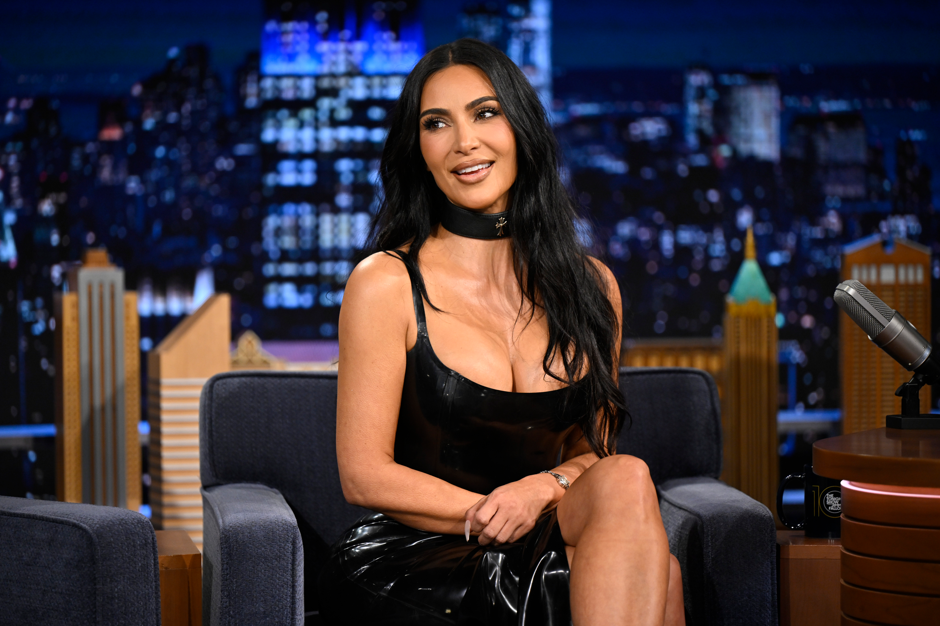 Entrepreneur Kim Kardashian during an interview on Wednesday, September 24, 2025.