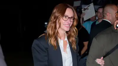 Julia Roberts is seen on September 28, 2025 in New York City.