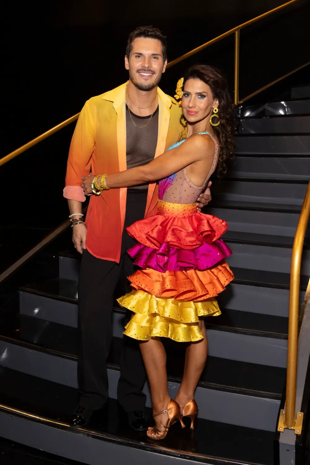 Brooks Nader Rocks Fur Coat and Celebrates Gleb Savchenko&rsquo;s DWTS Exit