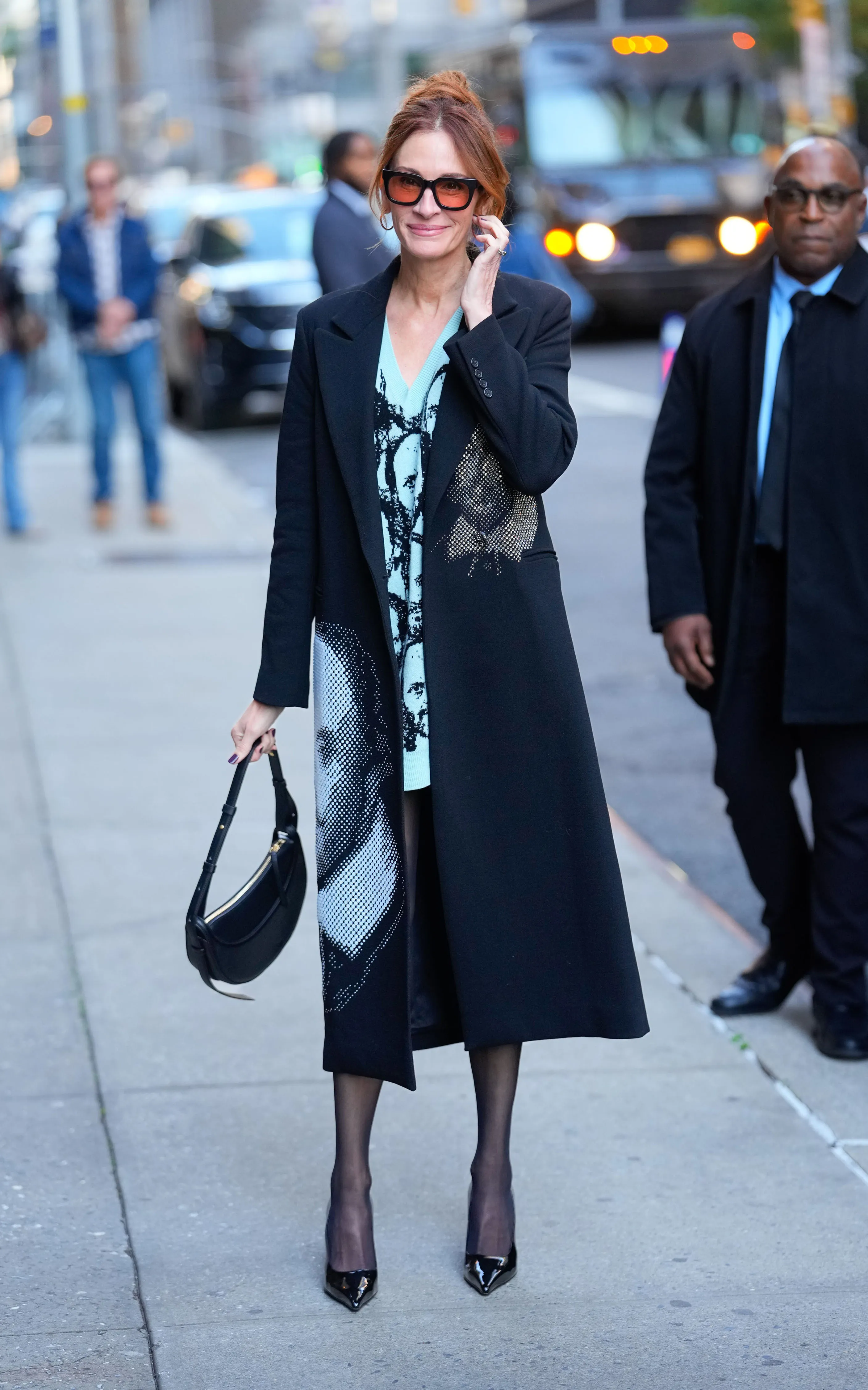 Julia Roberts is seen on October 01, 2025 in New York City.