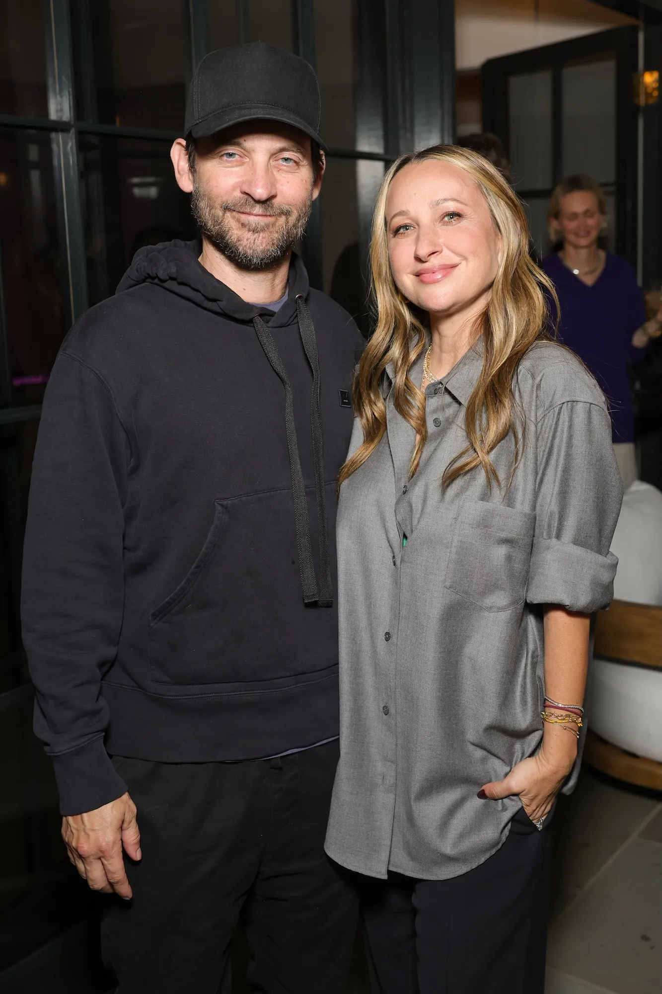 Tobey Maguire Supports Ex-Wife Jennifer Meyer at Party for Jewelry Brand