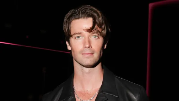 Patrick Schwarzenegger Supports Wife Abby at VS Fashion Show