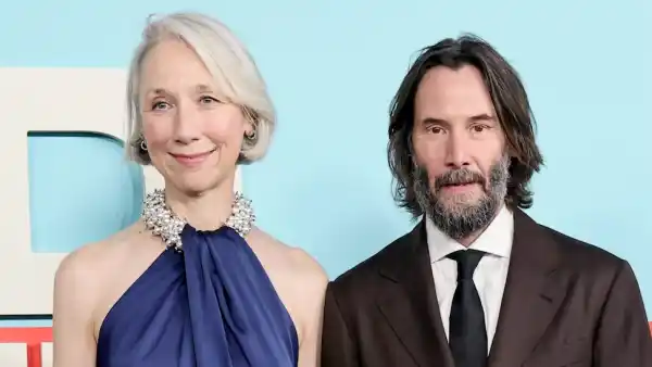 Keanu Reeves Addresses Marriage Rumors, Kisses Alexandra Grant