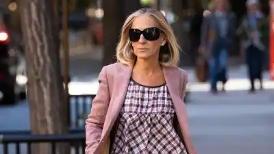 Sarah Jessica Parker is see on October 16, 2025 in New York City.