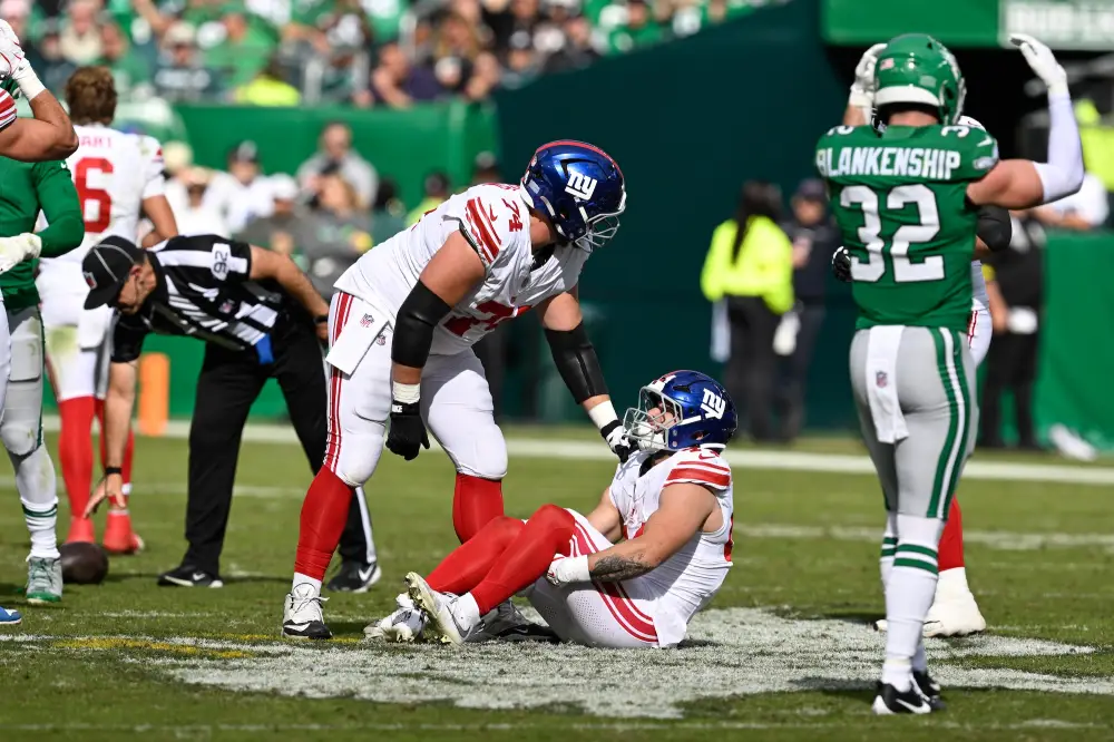 GettyImages-2243138155 Cam Skattebo ankle injury