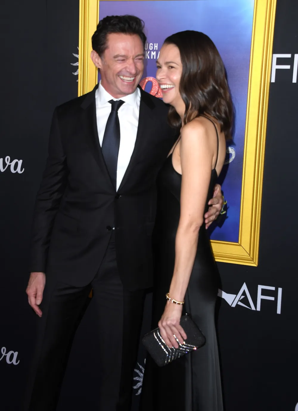 Hugh Jackman and Sutton Foster Make Red Carpet Debut as a Couple