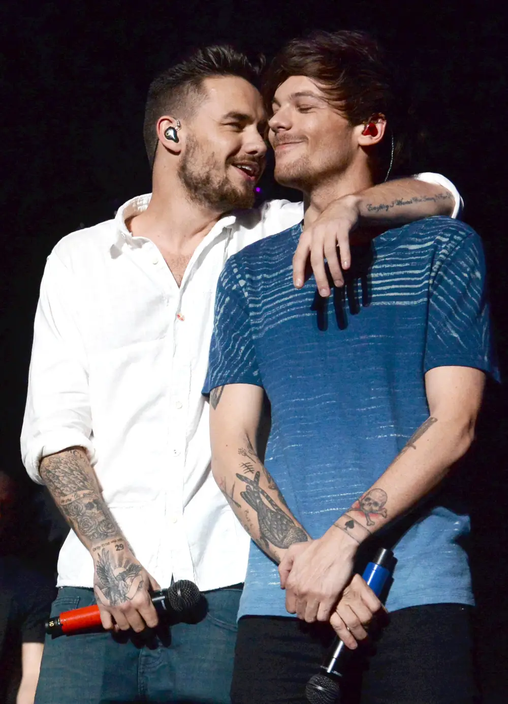 Liam Payne and Louis Tomlinson
