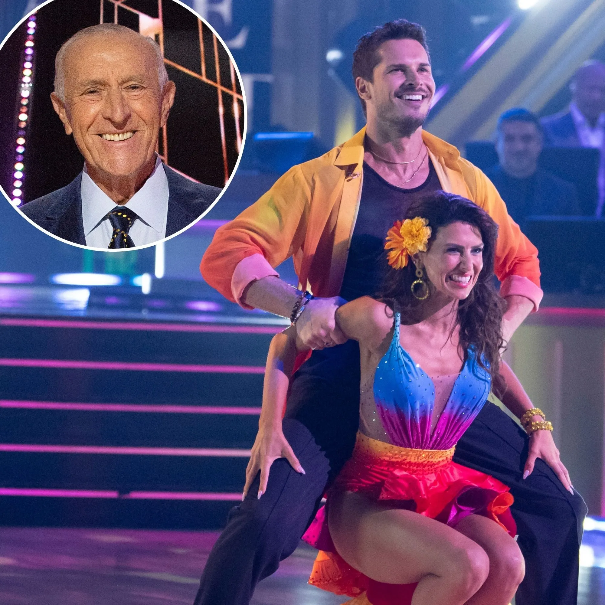 Gleb Savchenko and Hilaria Baldwin React to Len Goodman Shout-Out on DWTS