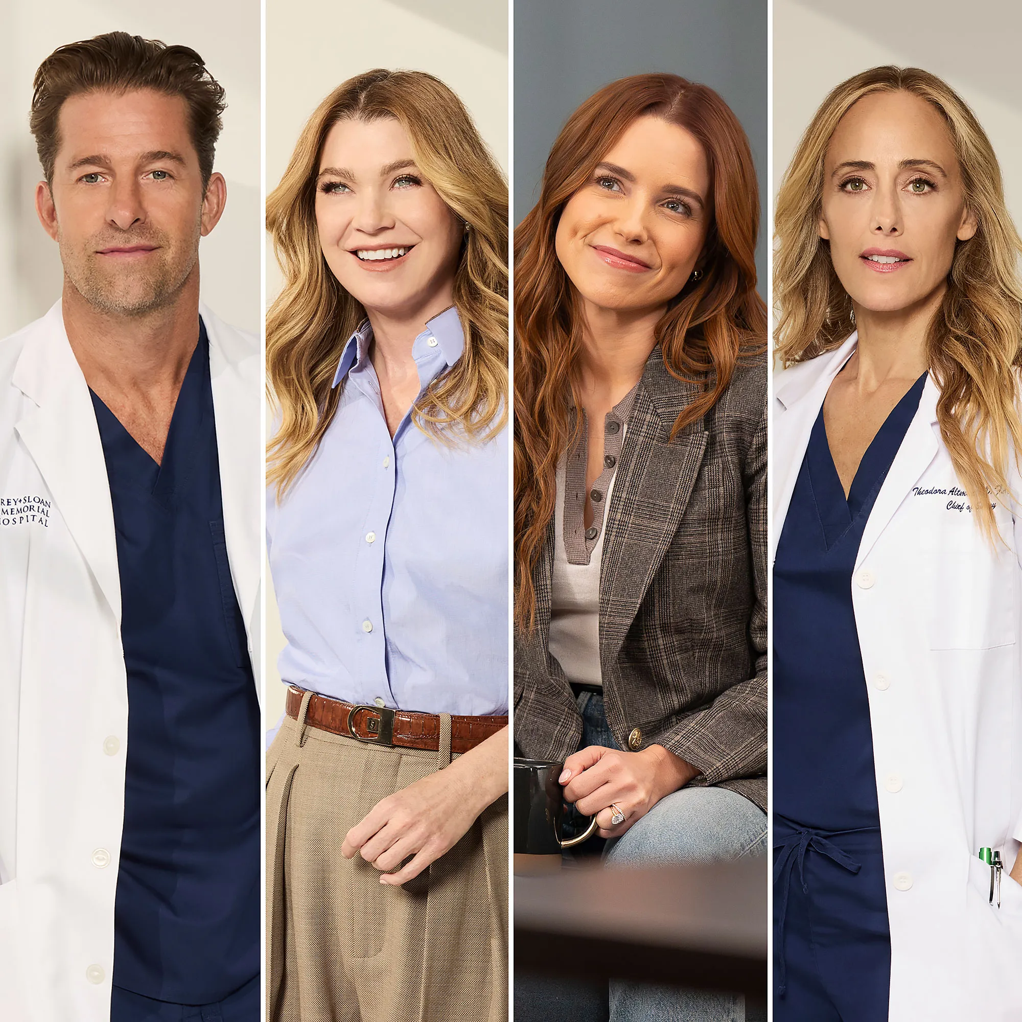 Greys Anatomy Brings Scott Speedman Sophia Bush Back for Romantic Updates Ellen Pompeo Kim Raver