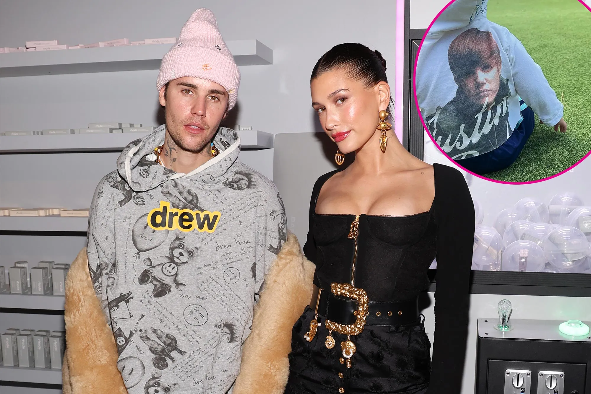Hailey Bieber Shares Photos of Son Jack s Fall Style With Dad Justin Bieber s Throwback Merch and More GettyImages 1456610670 PROMO