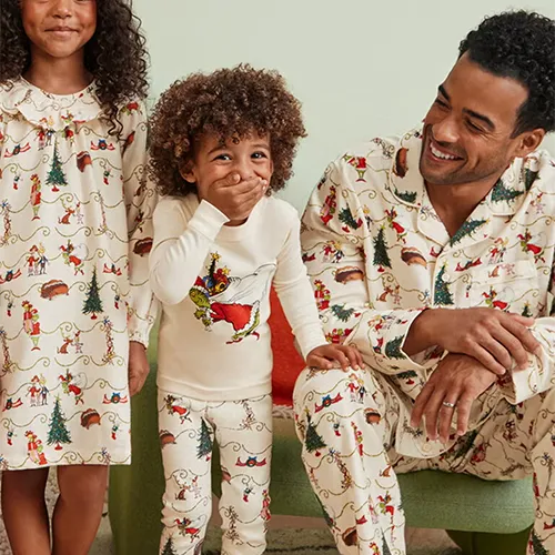 Hanna Andersson Dr. Seuss Grinch Matching Family Pajamas