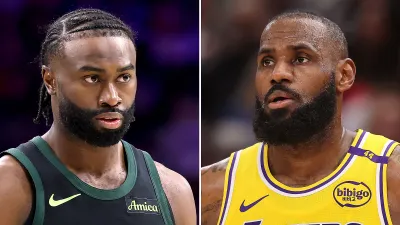 Jaylen Brown Recuits LeBron James for Hairline Help