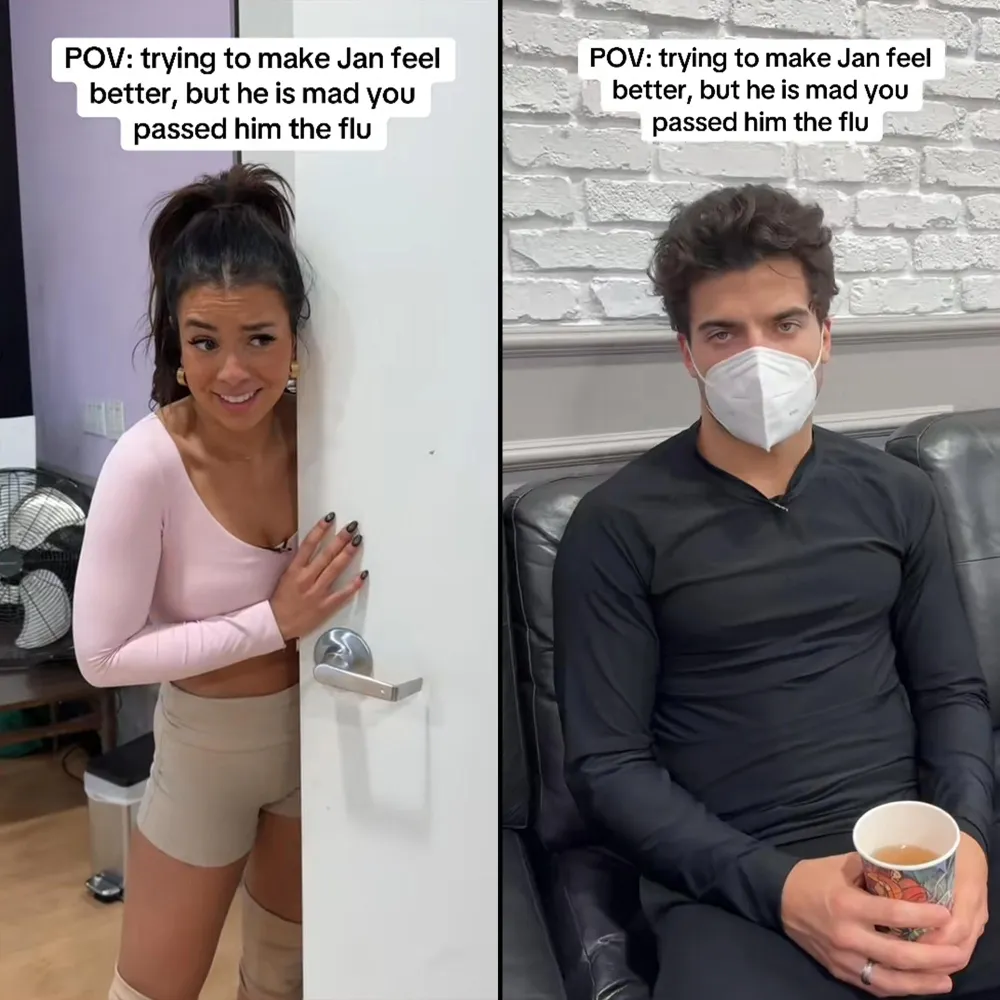 Jen Affleck Reveals Dancing With the Stars Partner Jan Ravnik Has the Flu Split Template Updated