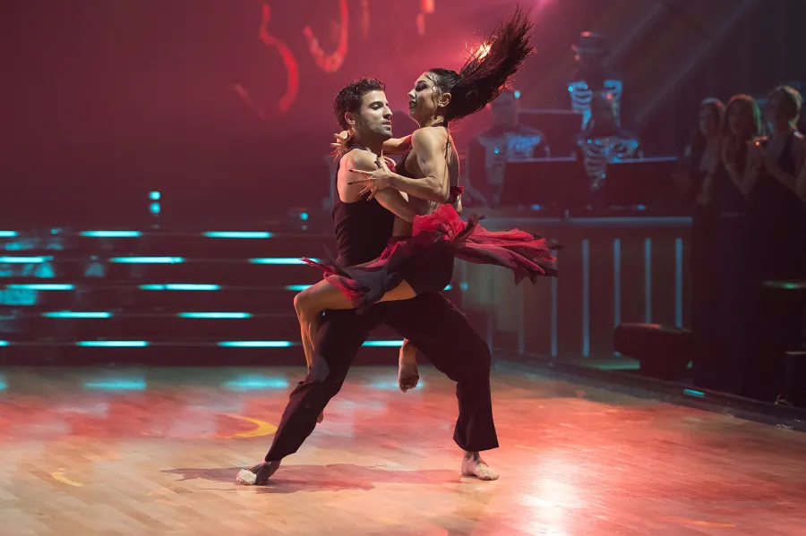 Jen Affleck and Jan Jan Ravnik Dancing With the Stars Halloween Night