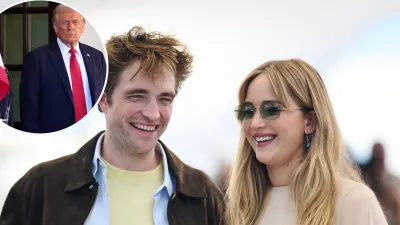 Jennifer-Lawrence-and-Robert-Pattinson-GettyImages-2215689898-and-Trump-GettyImages-2242199520-inset