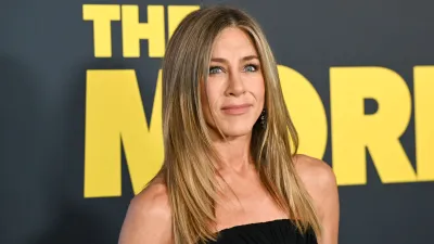 Jennifer Aniston at "The Morning Show" Season 4 Premiere held at The Museum of Modern Art on September 09, 2025 in New York, New York. (Photo by Gilbert Flores/Variety via Getty Images)