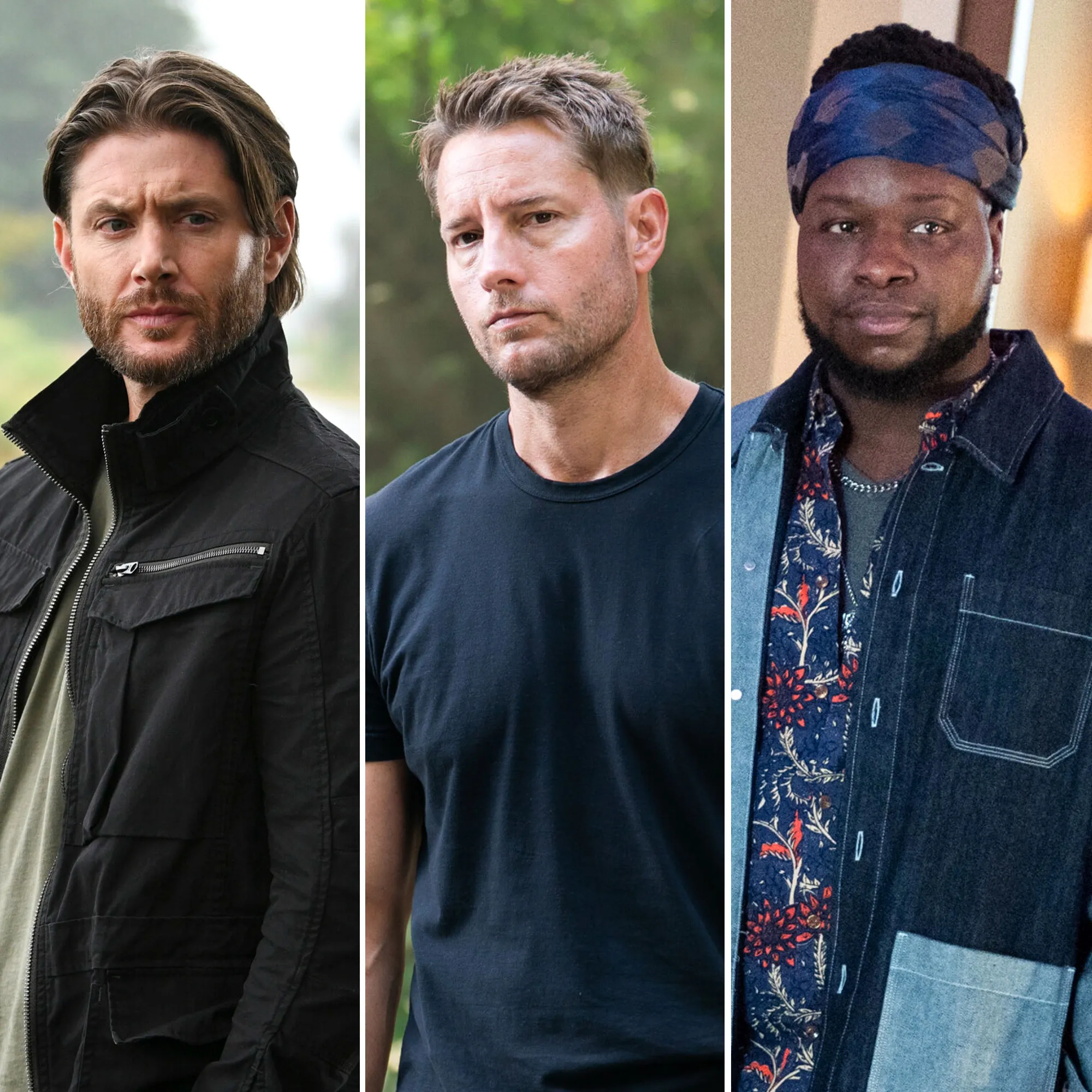 Jensen Ackles Chris Lee Meet on Justin Hartley Tracker After Cast Exits