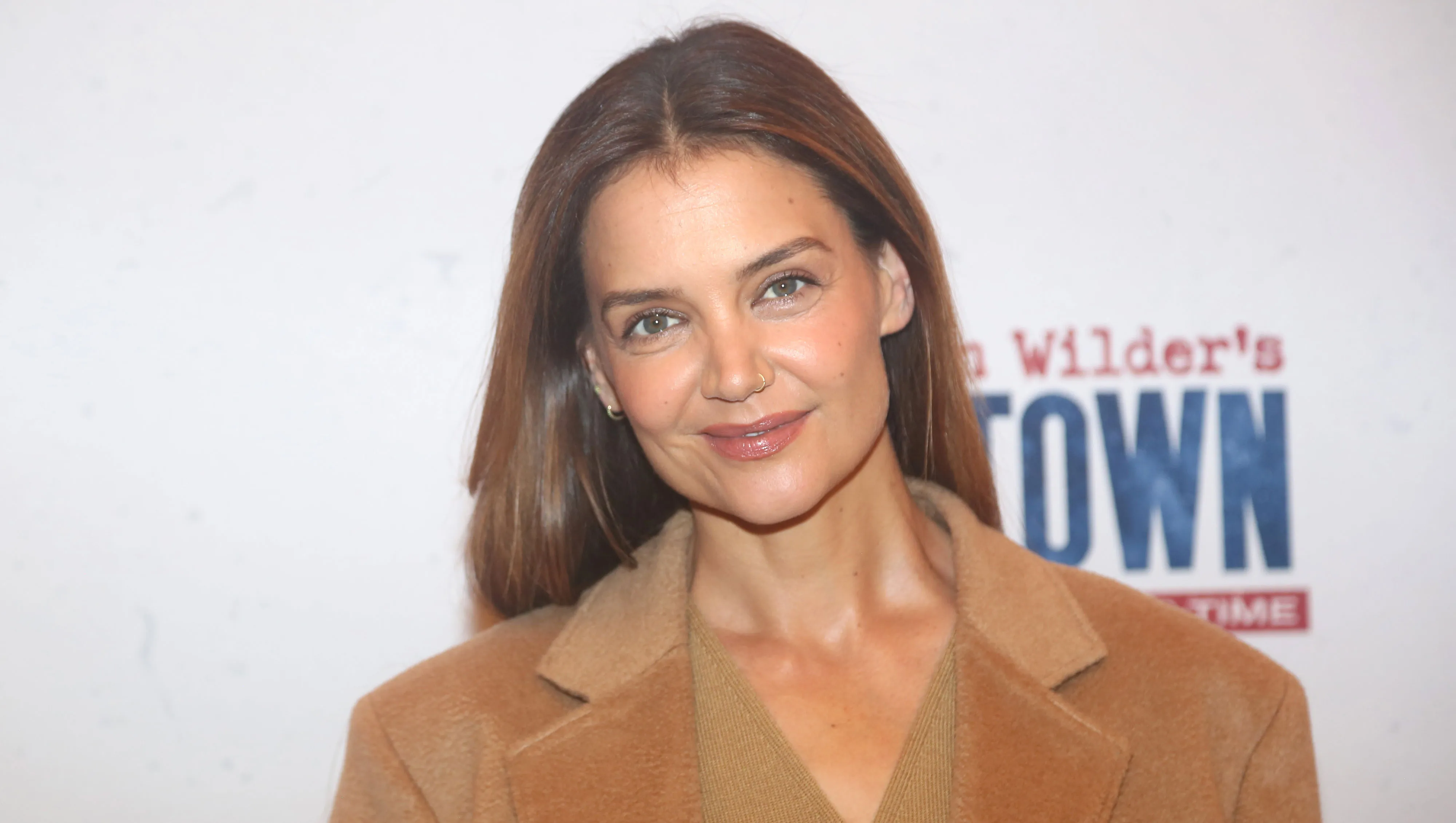 NEW YORK, NEW YORK - SEPTEMBER 06: Katie Holmes attends the "Our Town" photo call at Algonquin Hotel on September 06, 2024 in New York City. (Photo by Bruce Glikas/WireImage)