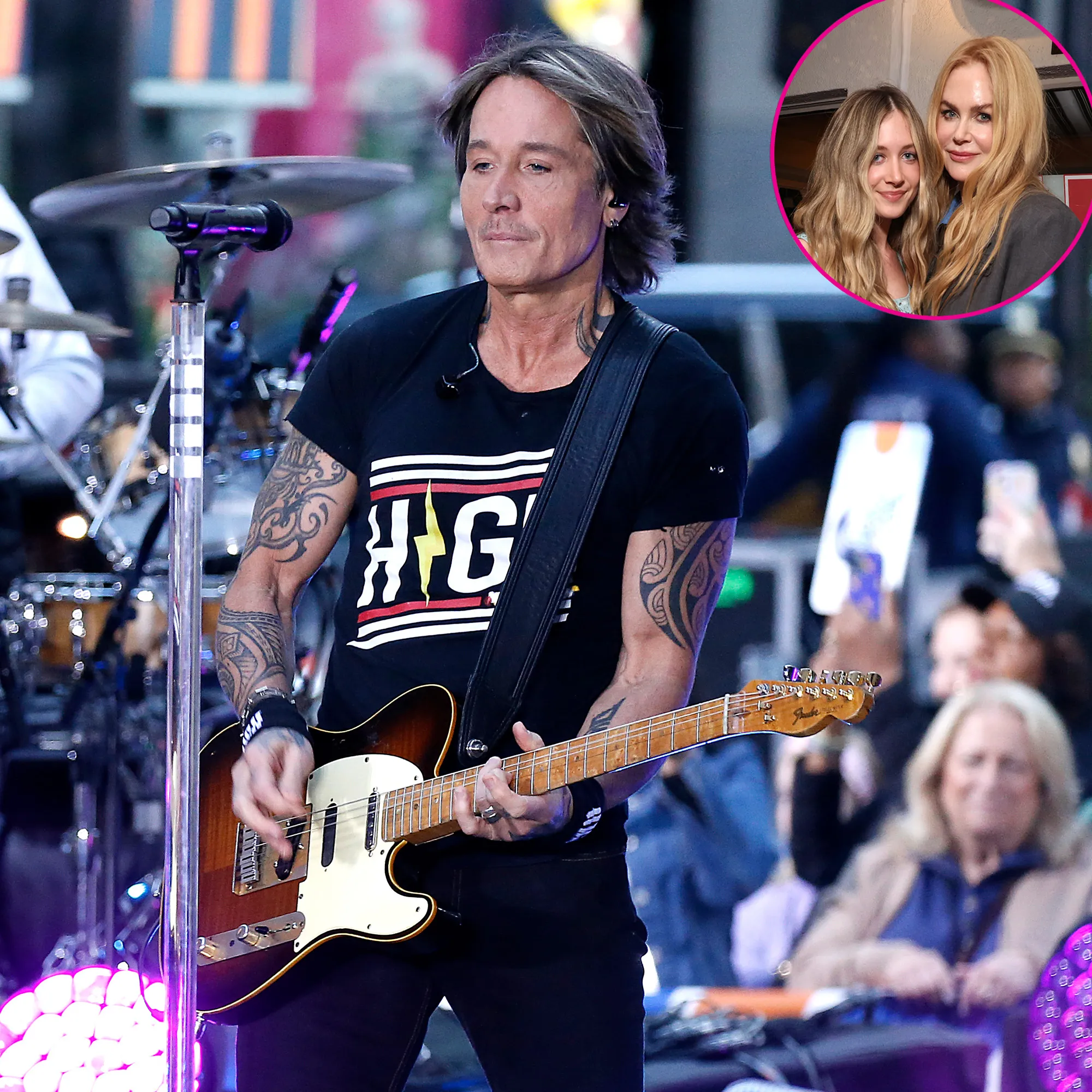 Keith Urban Includes Nicole Kidman and Daughters in Slideshow in 1st Show Post Split
