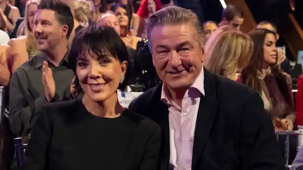 Kris Jenner and Alec Baldwin Support Hilaria at DWTS