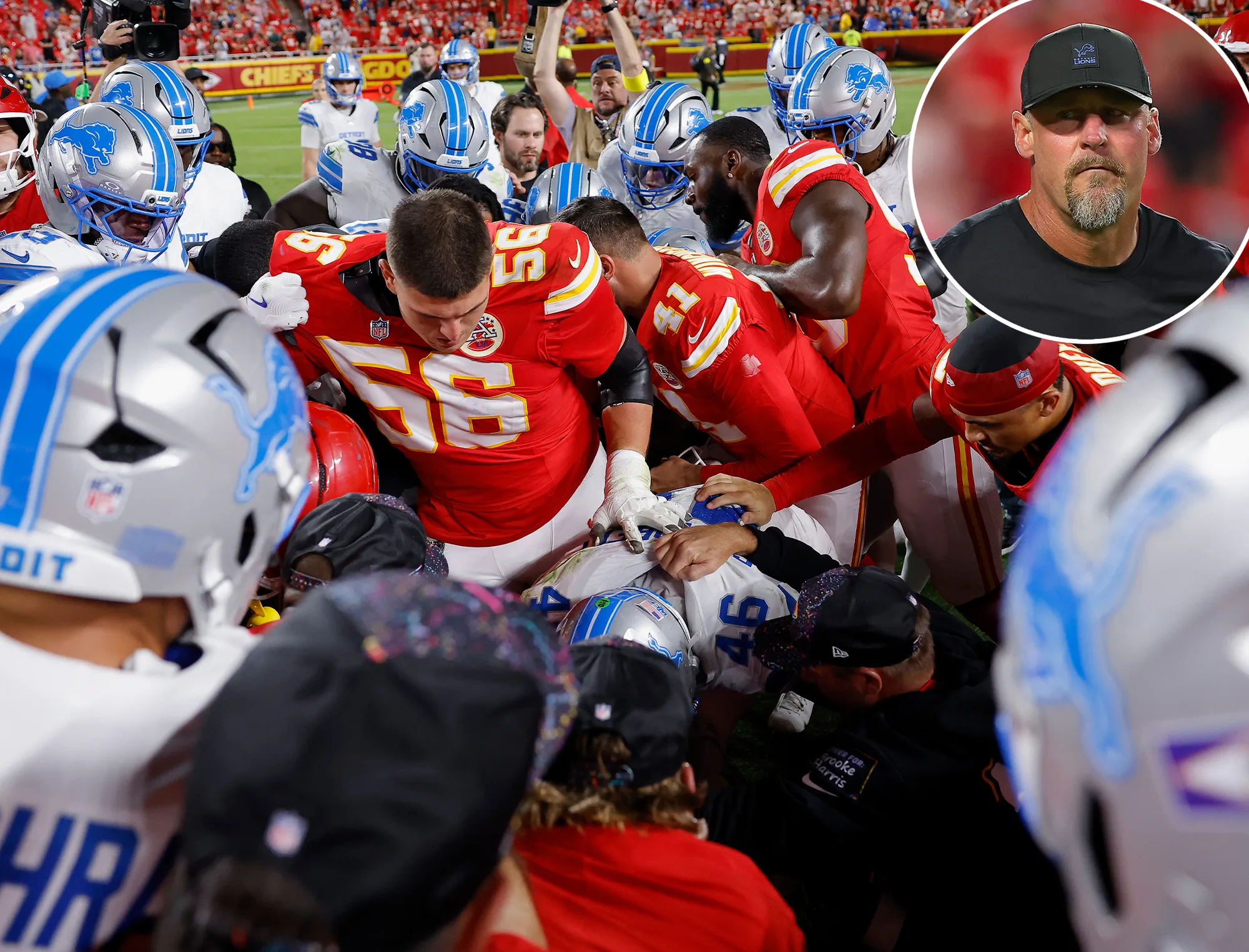 Lions Brian Branch Explains Why He Attacked Chiefs JuJu Smith Schuster Coach Dan Campbell Responds