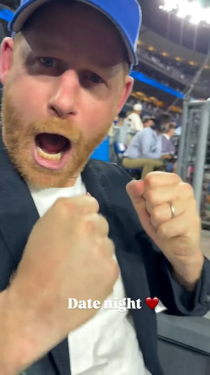 Meghan Markle Documents Sweet Dodgers 'Date Night' With Prince Harry 