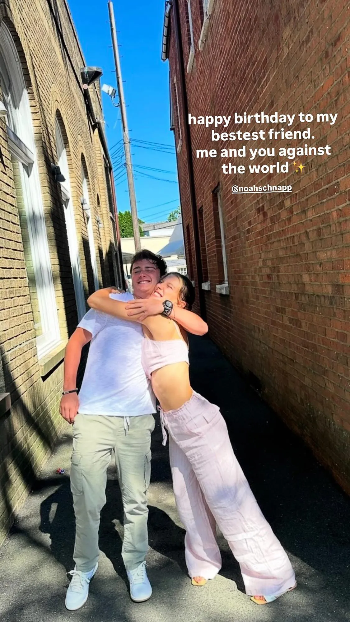 Millie Bobby Brown Shows Off Abs in Stylish Set for Birthday Tribute to Stranger Things Costar Noah Schnapp image 2490286