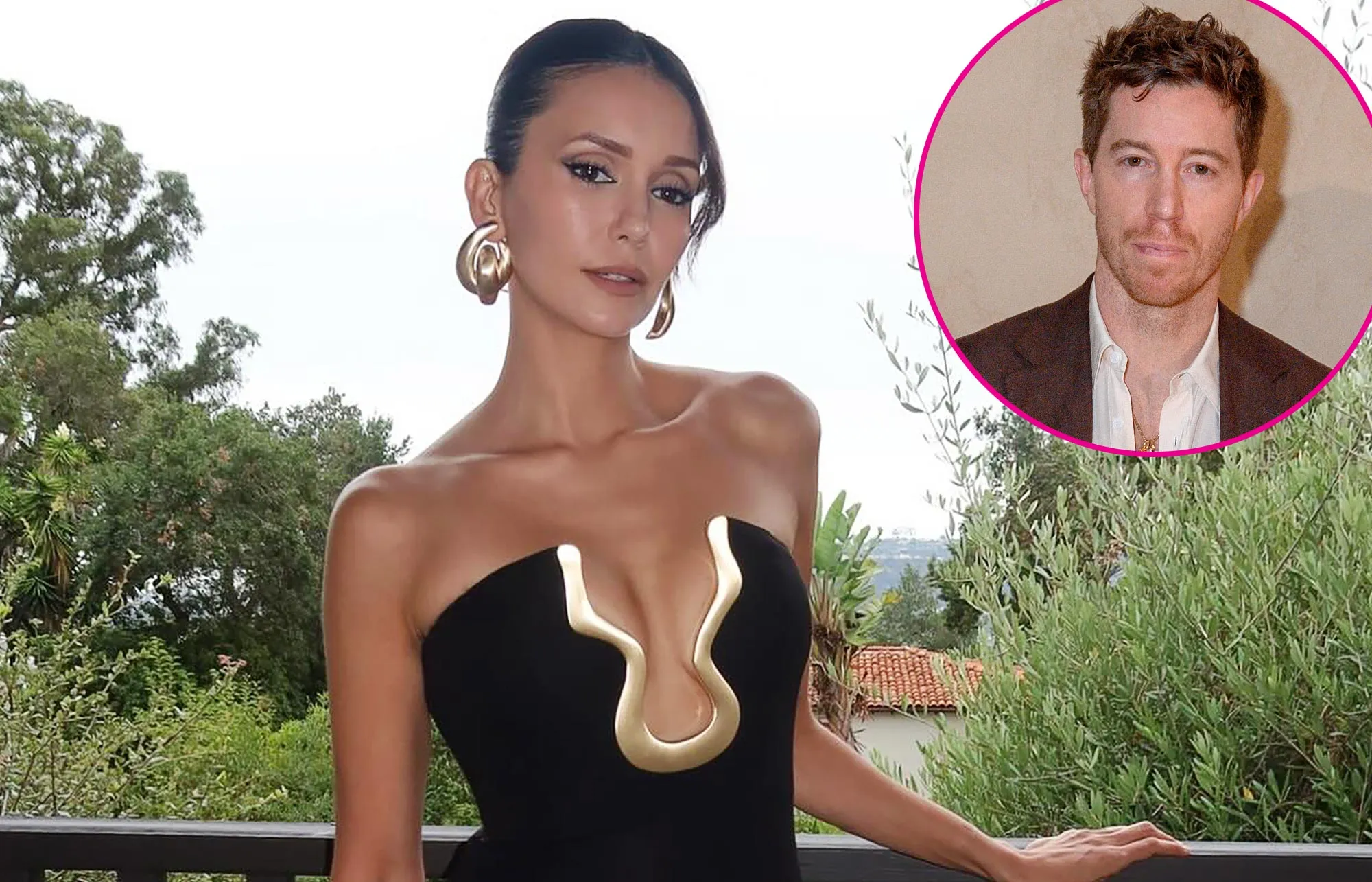 Nina Dobrev Drops Jaws in Plunging Revenge Dress After Shaun White Split She s Gonna Be Just Fine 2212998592
